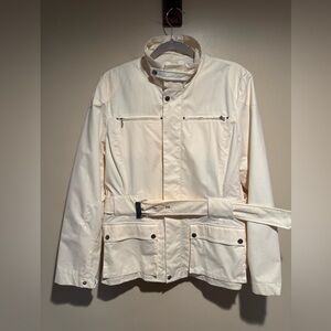 Lauren Active Ralph Lauren LRL women’s ivory utility belted jacket